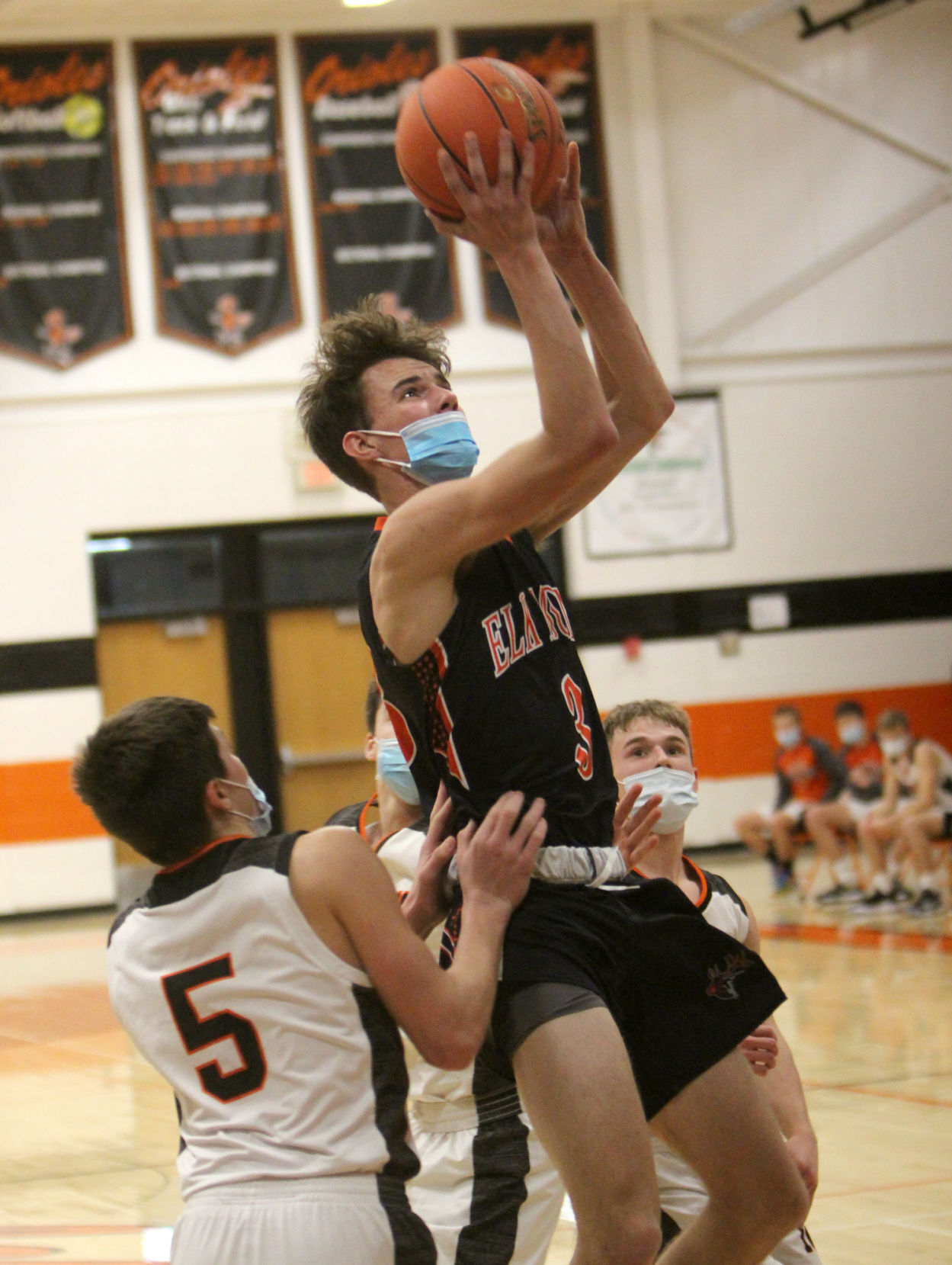 Elk Mound at Stanley-Boyd boys basketball 12-29-20